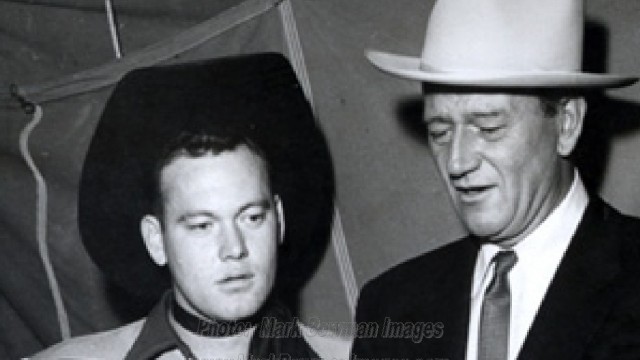 Joe Bowman and John Wayne